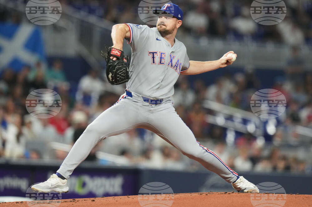 Rangers Marlins Baseball