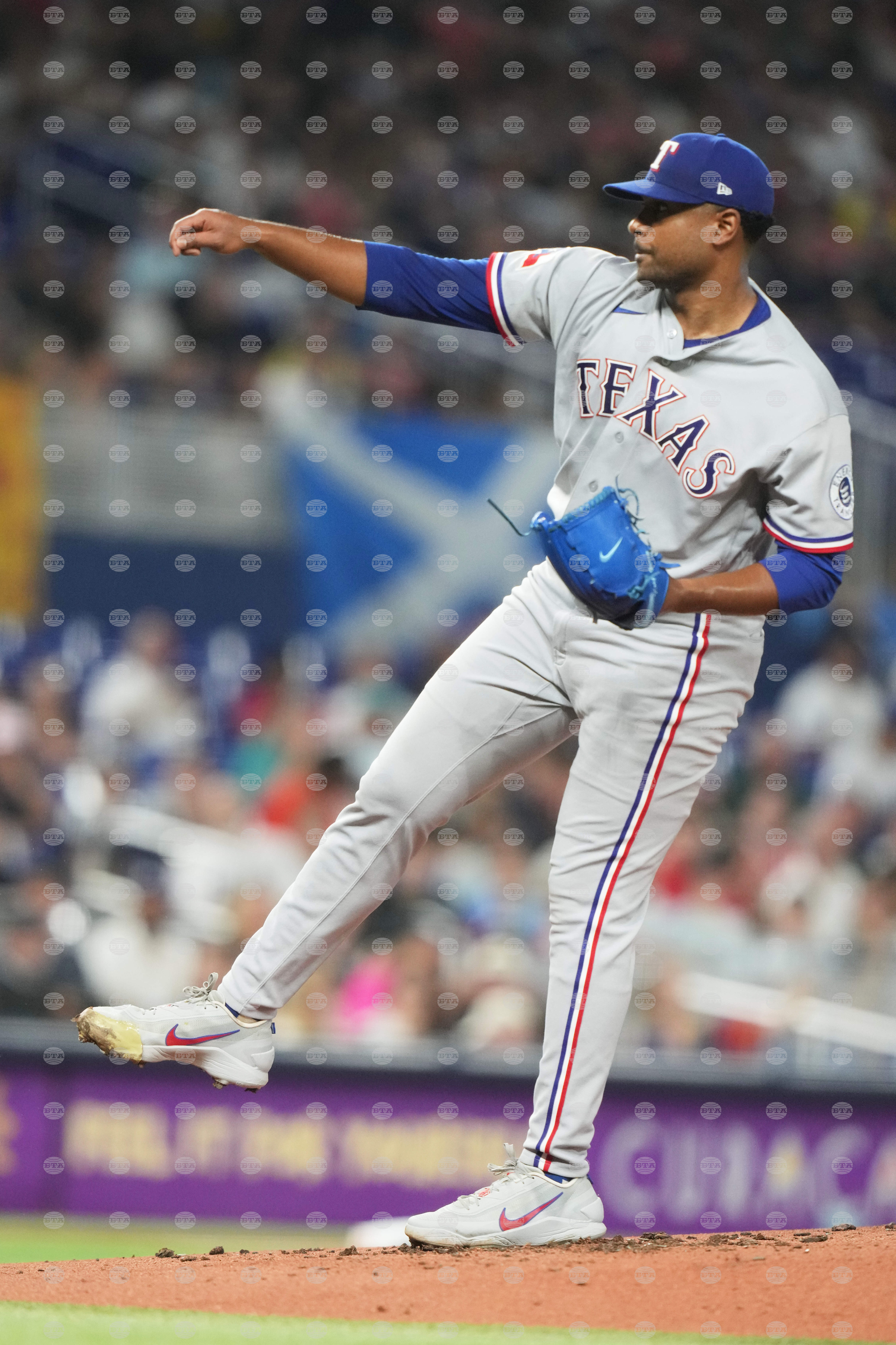 Rangers Marlins Baseball