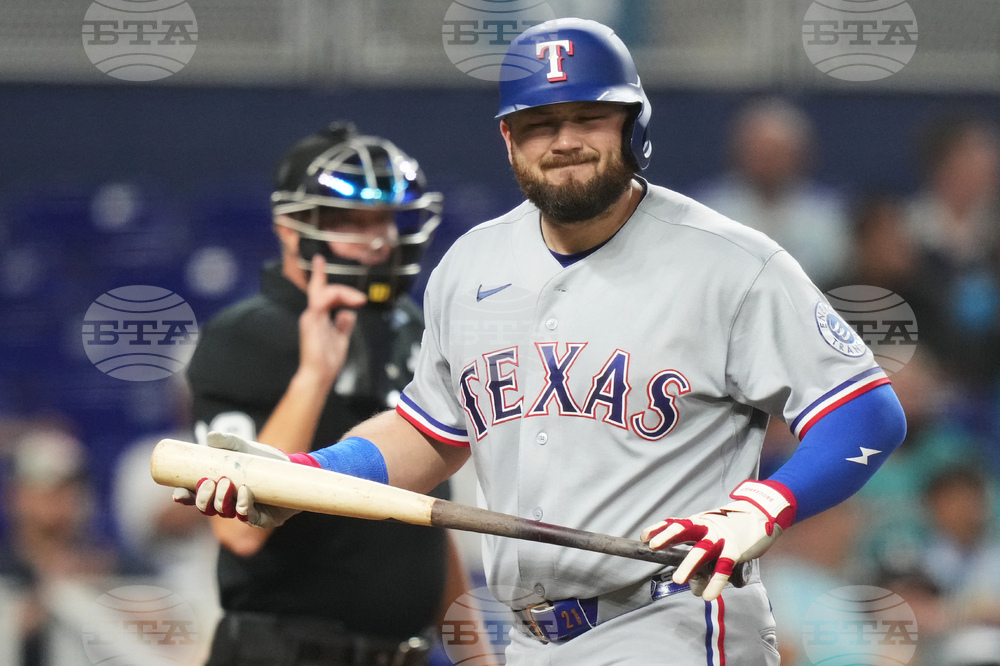 Rangers Marlins Baseball