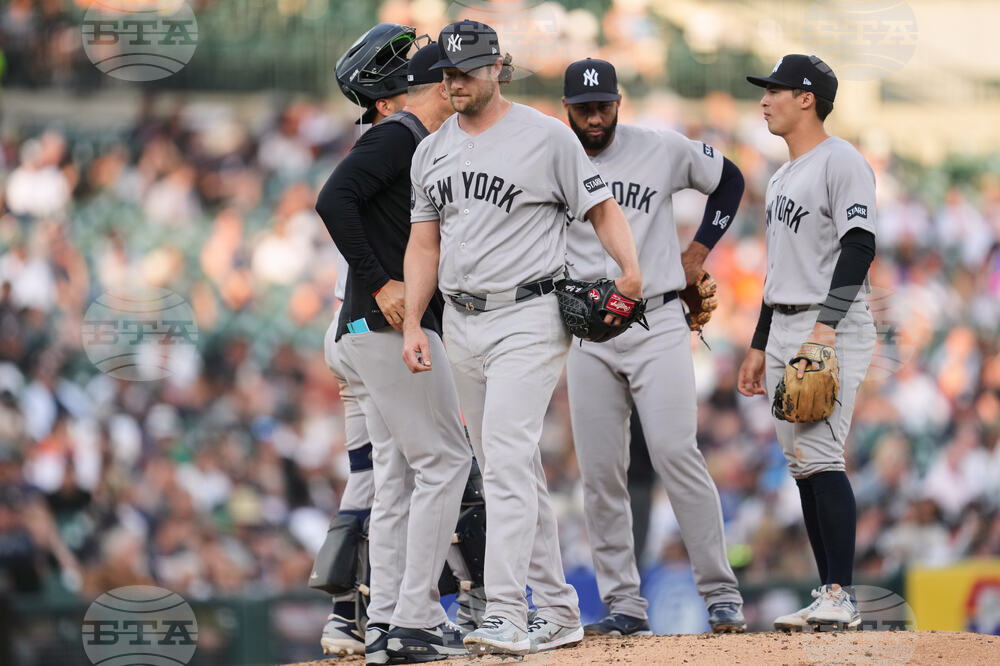 Yankees Tigers Baseball