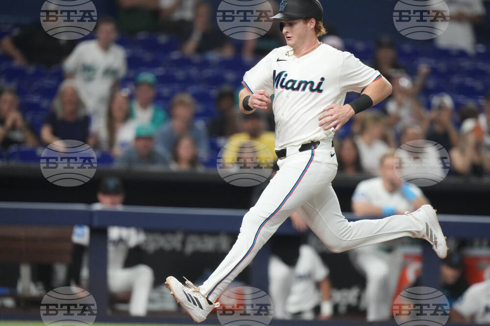 Rangers Marlins Baseball