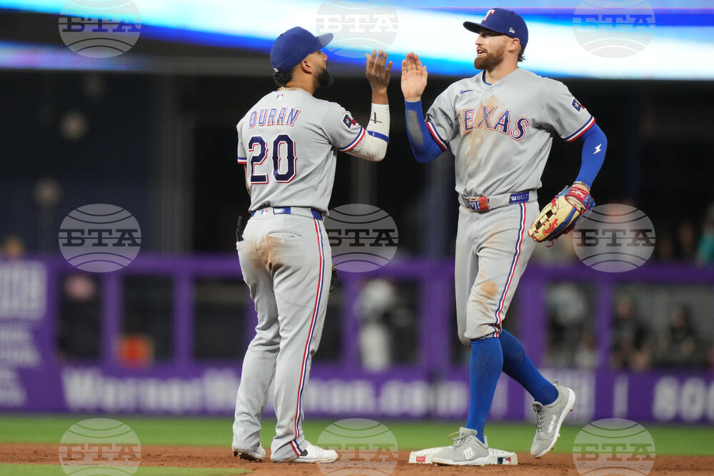Rangers Marlins Baseball