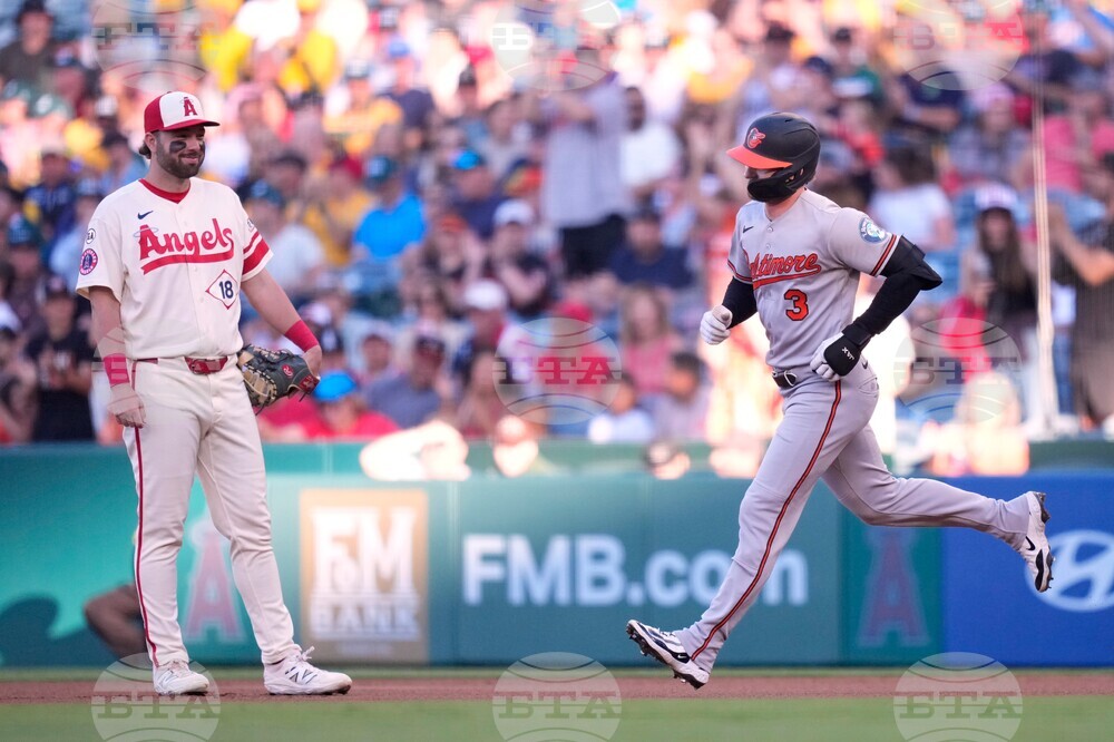 Orioles Angels Baseball