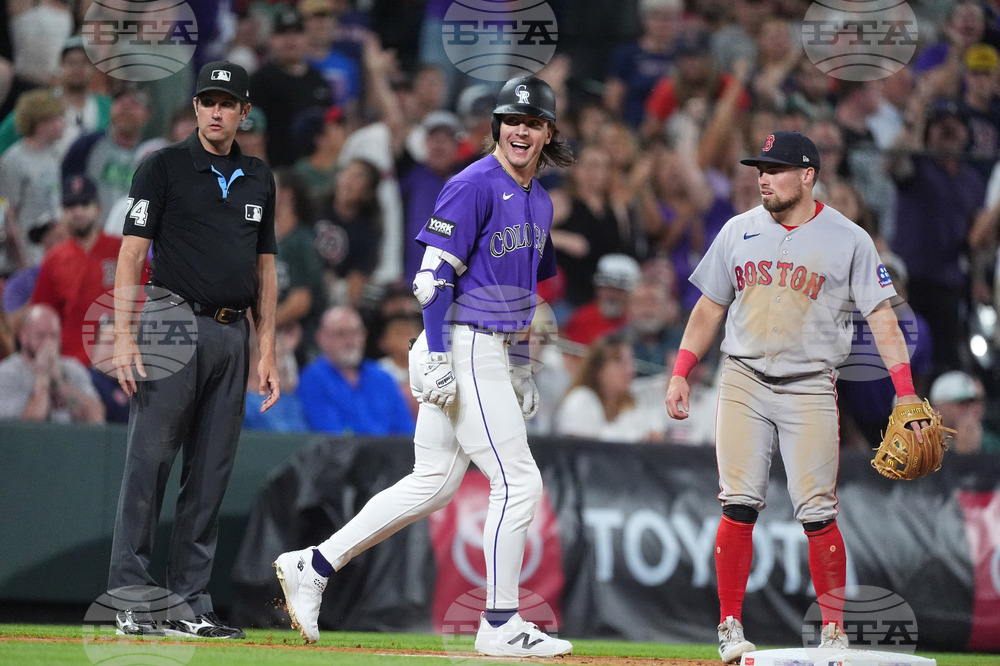 Red Sox Rockies Baseball