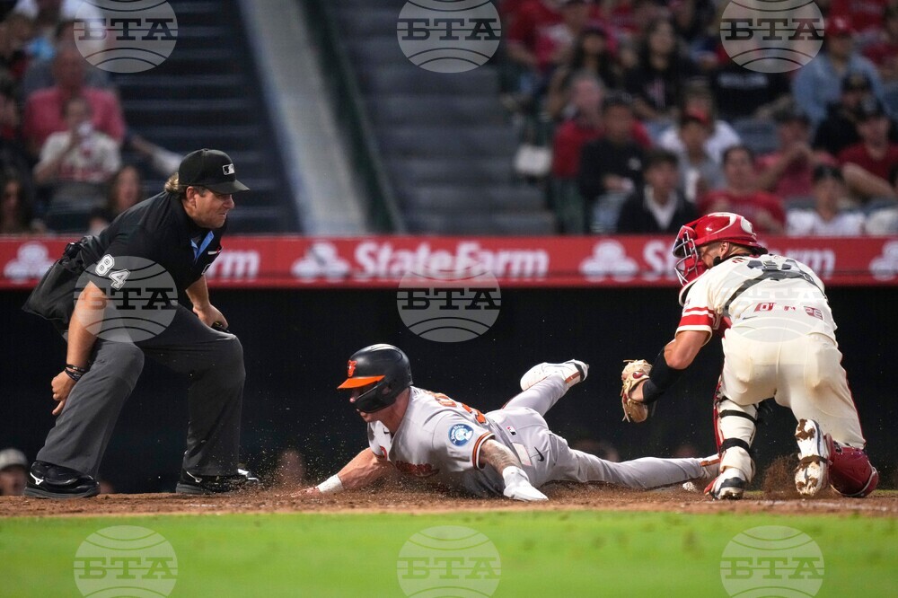 Orioles Angels Baseball