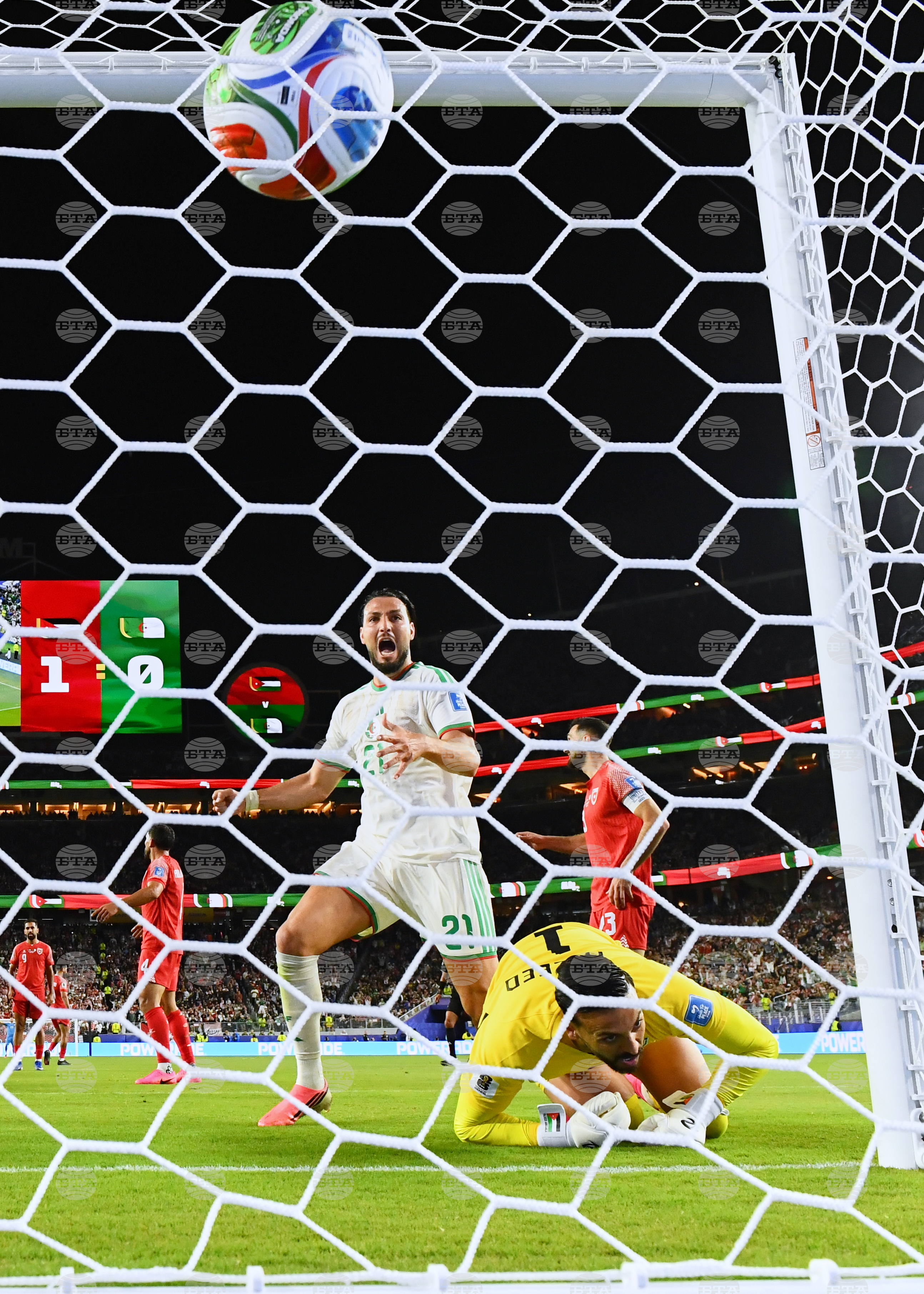Algeria Jordan WCup Soccer