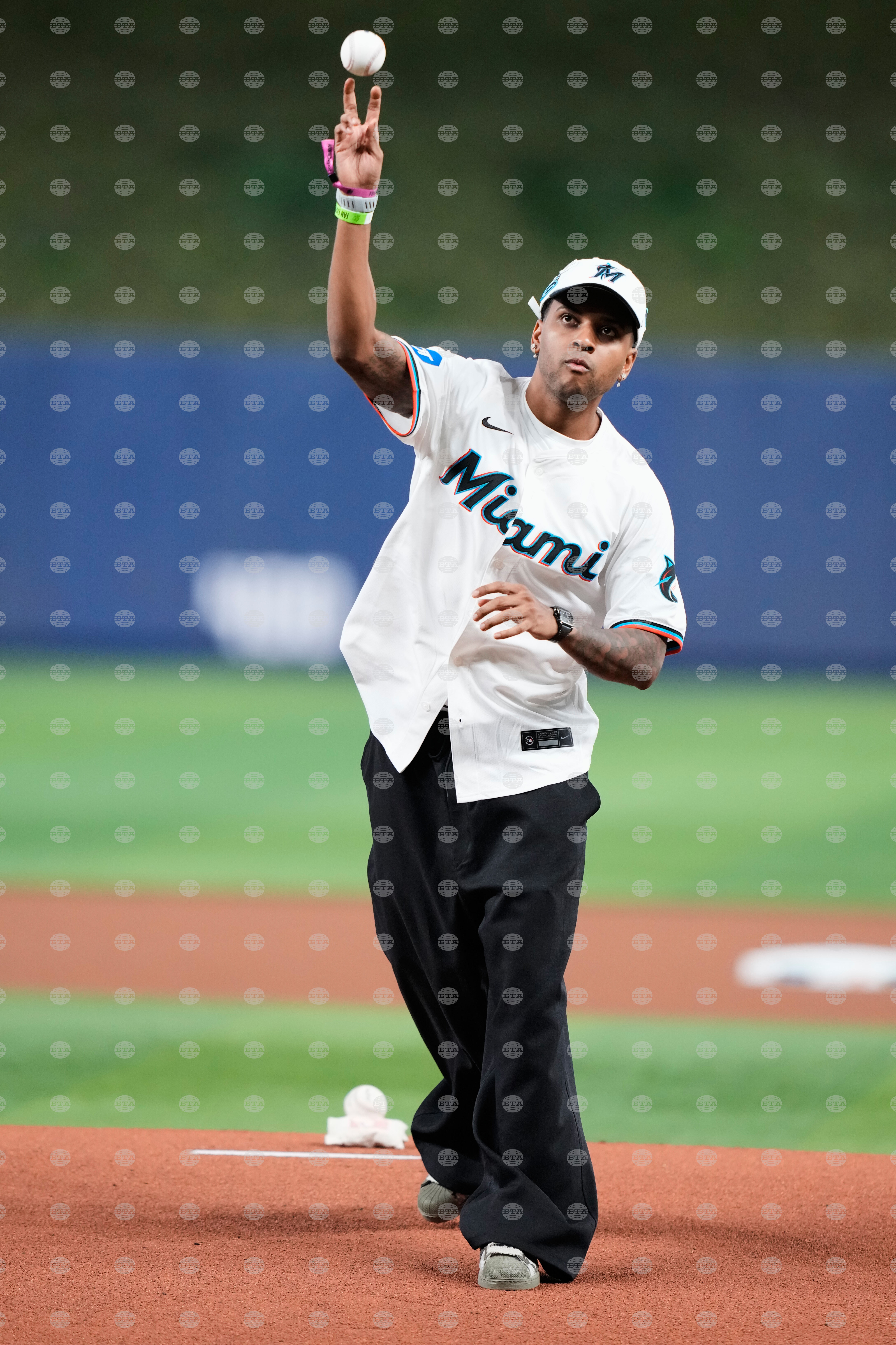 Rangers Marlins Baseball