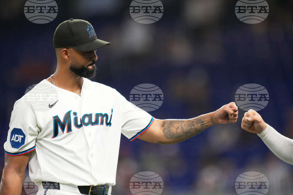 Rangers Marlins Baseball