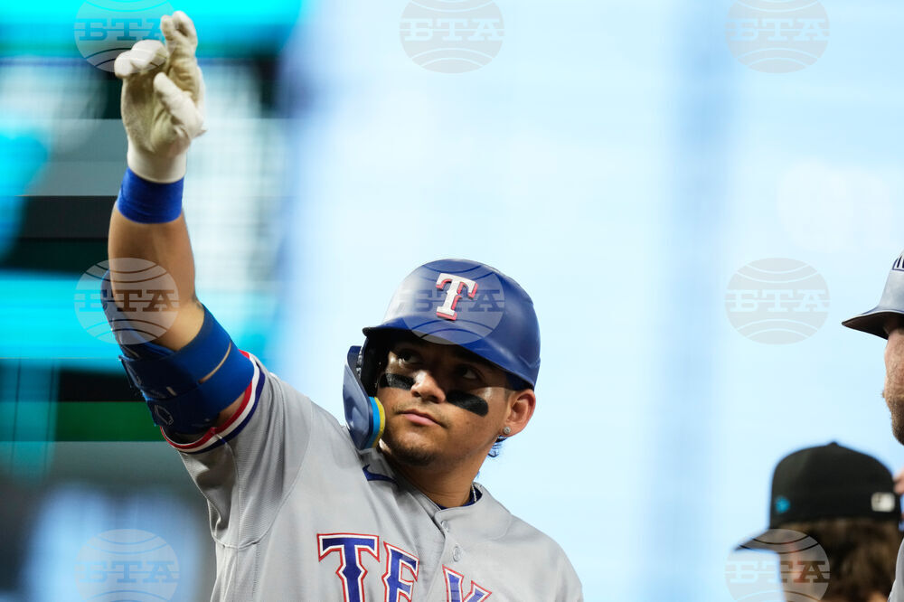 Rangers Marlins Baseball