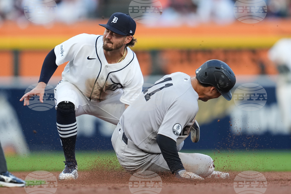 Yankees Tigers Baseball