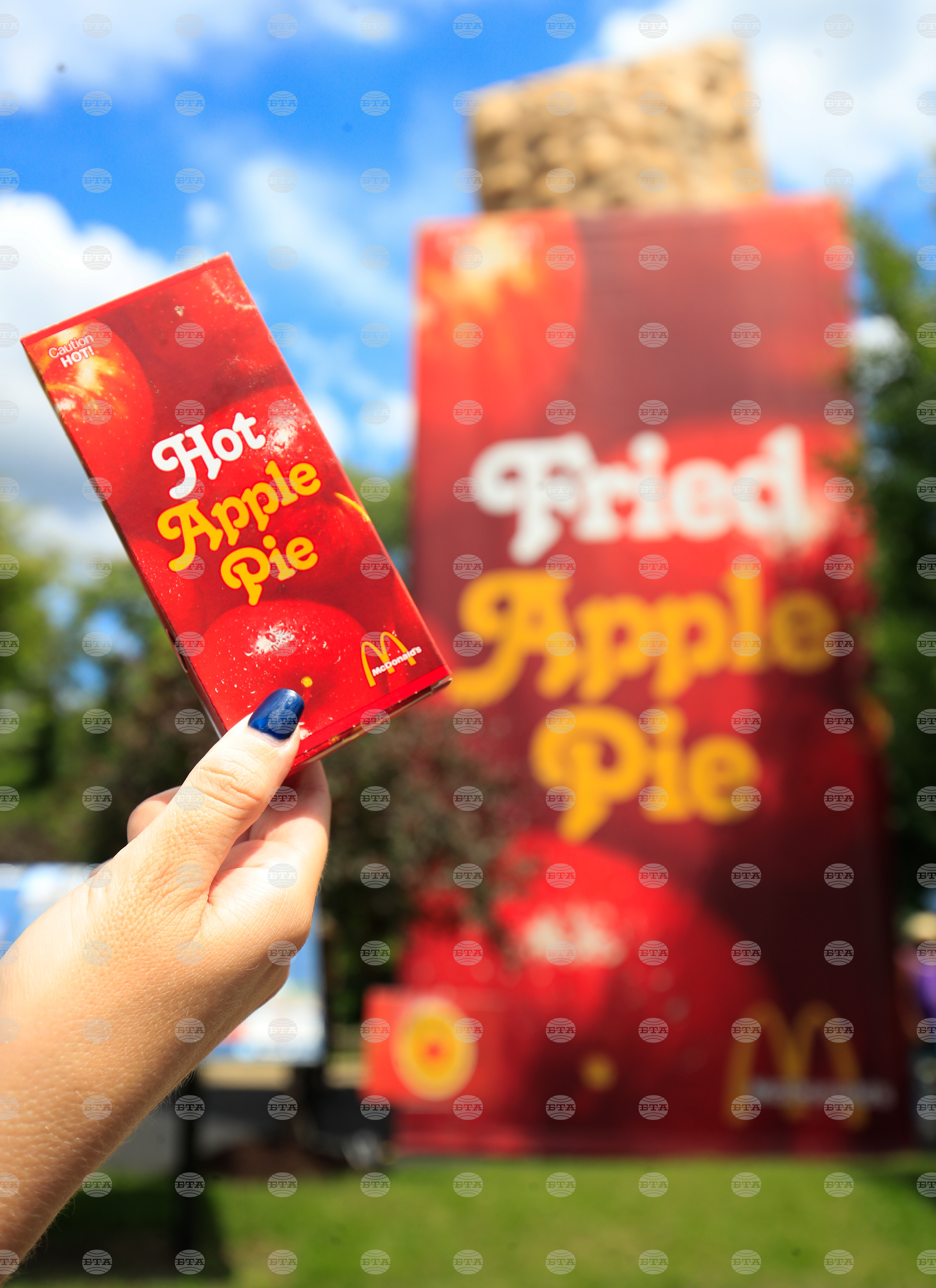 McDonald's Fried Apple Pie Ribbon Cutting Event