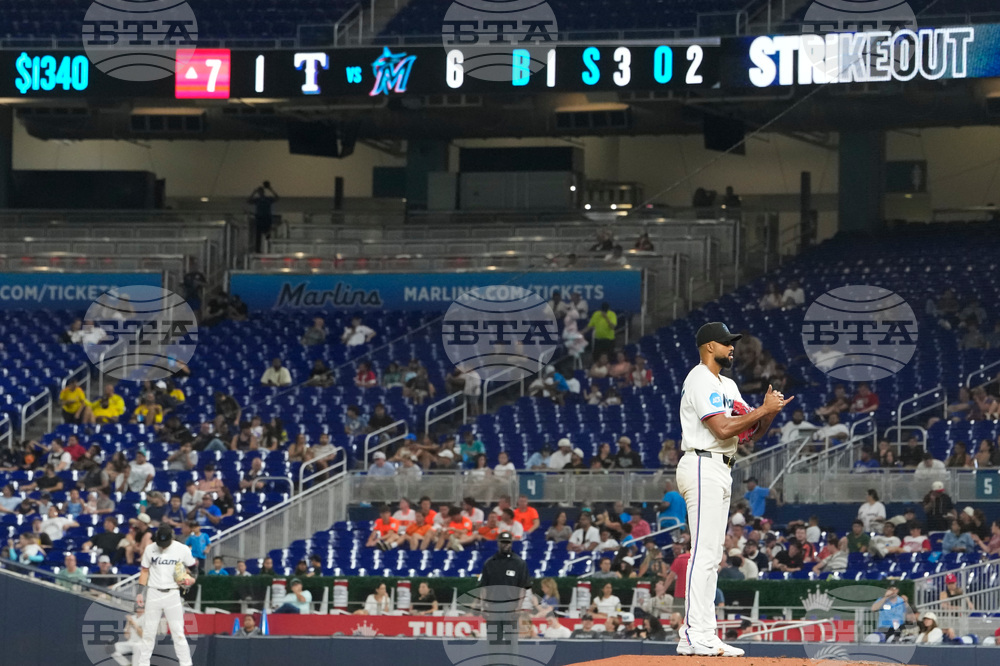 Rangers Marlins Baseball