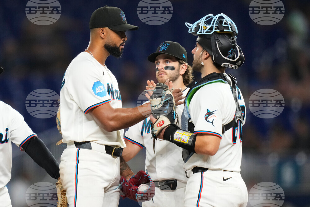 Rangers Marlins Baseball