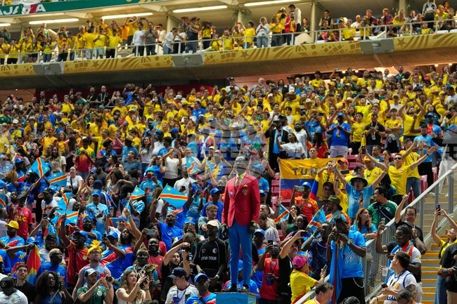APTOPIX Congo Colombia WCup Soccer