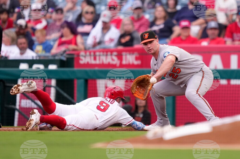 Orioles Angels Baseball
