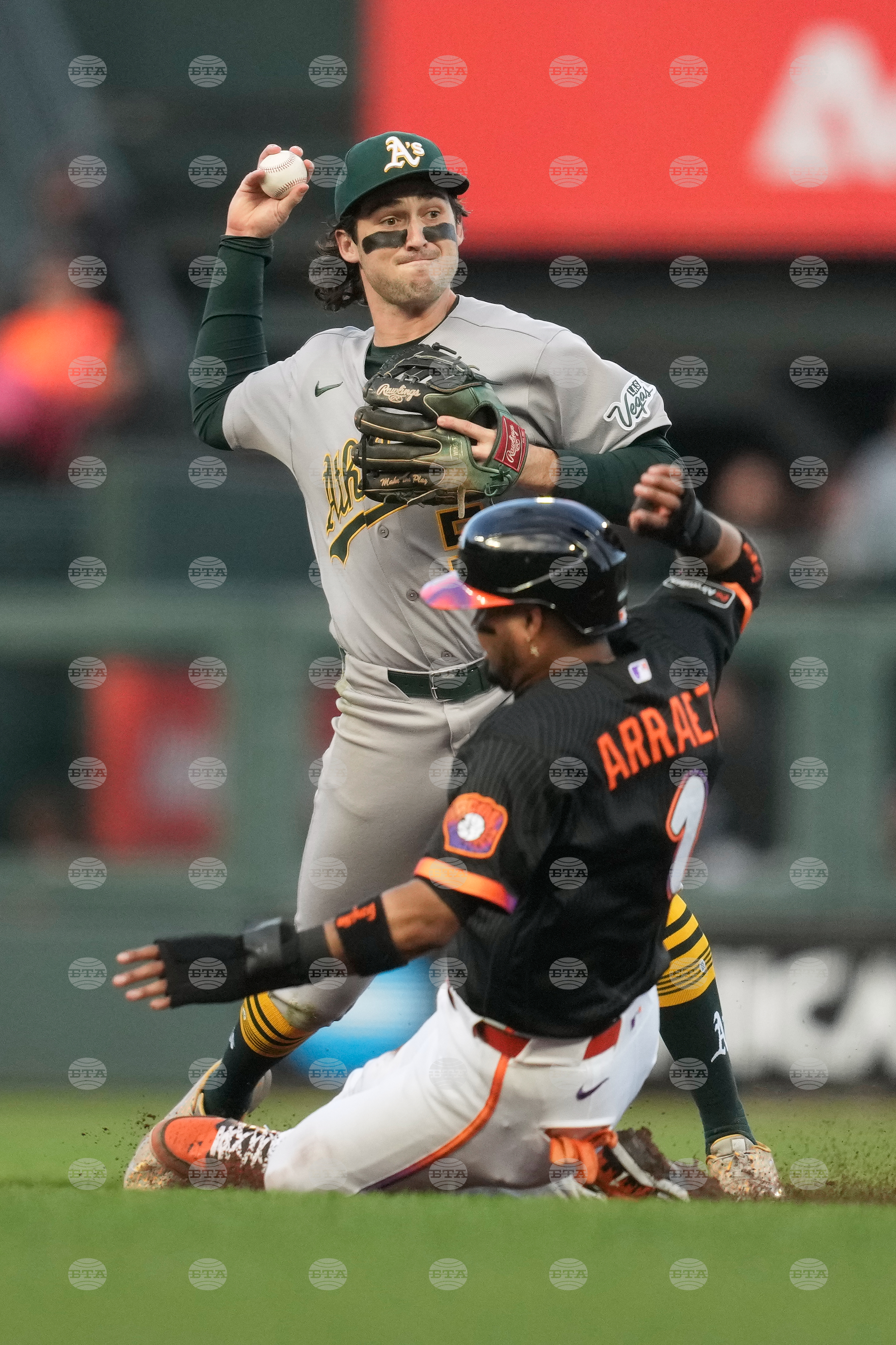 Athletics Giants Baseball