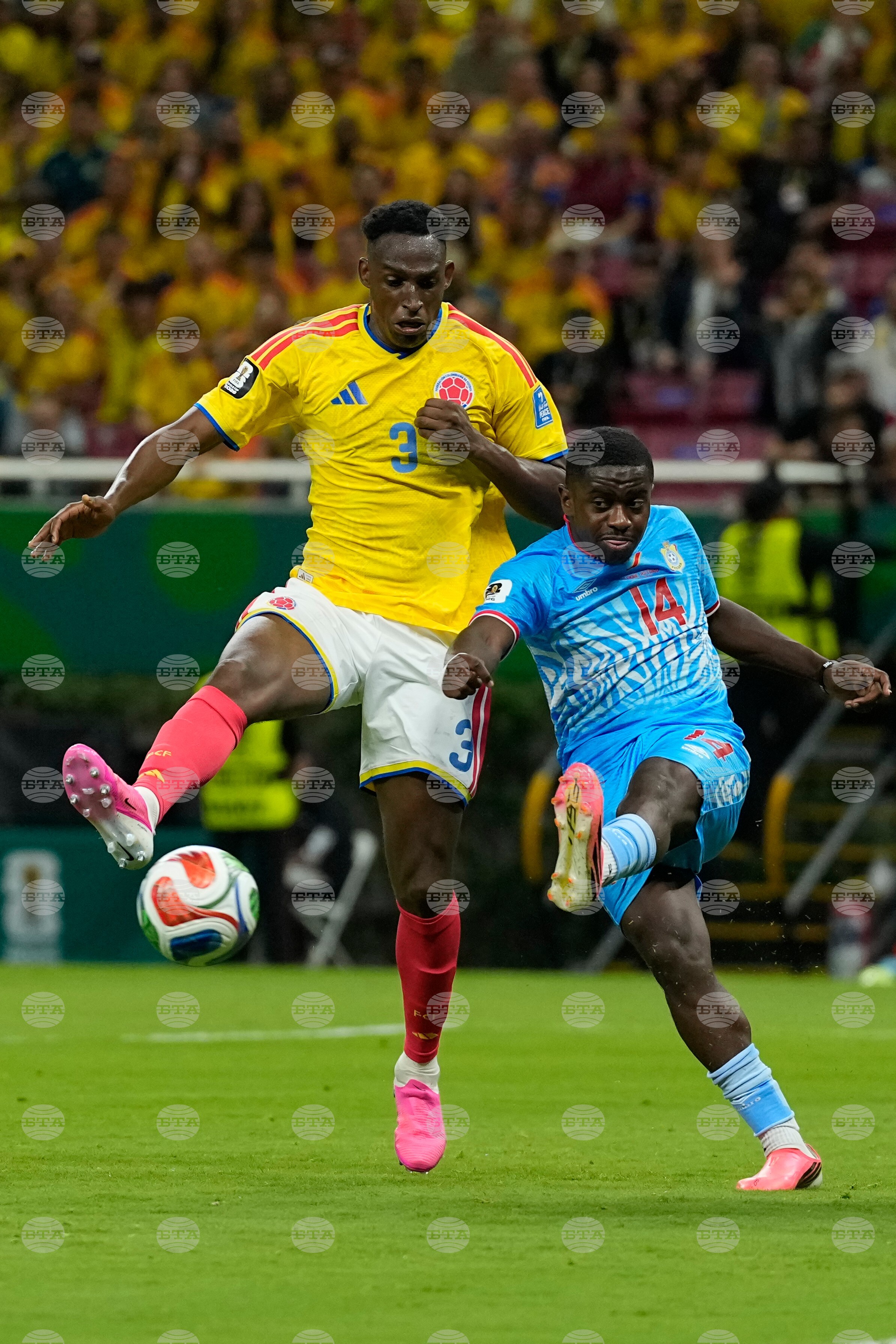 Congo Colombia WCup Soccer