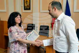 Кюстендил - плакети - волейболен отбор
