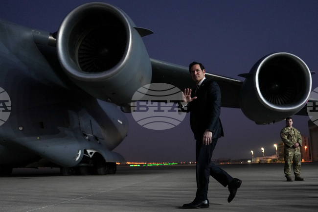 APTOPIX Kuwait US Rubio Gulf