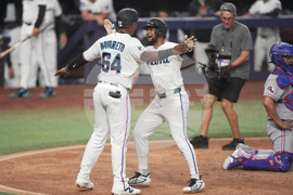 Rangers Marlins Baseball