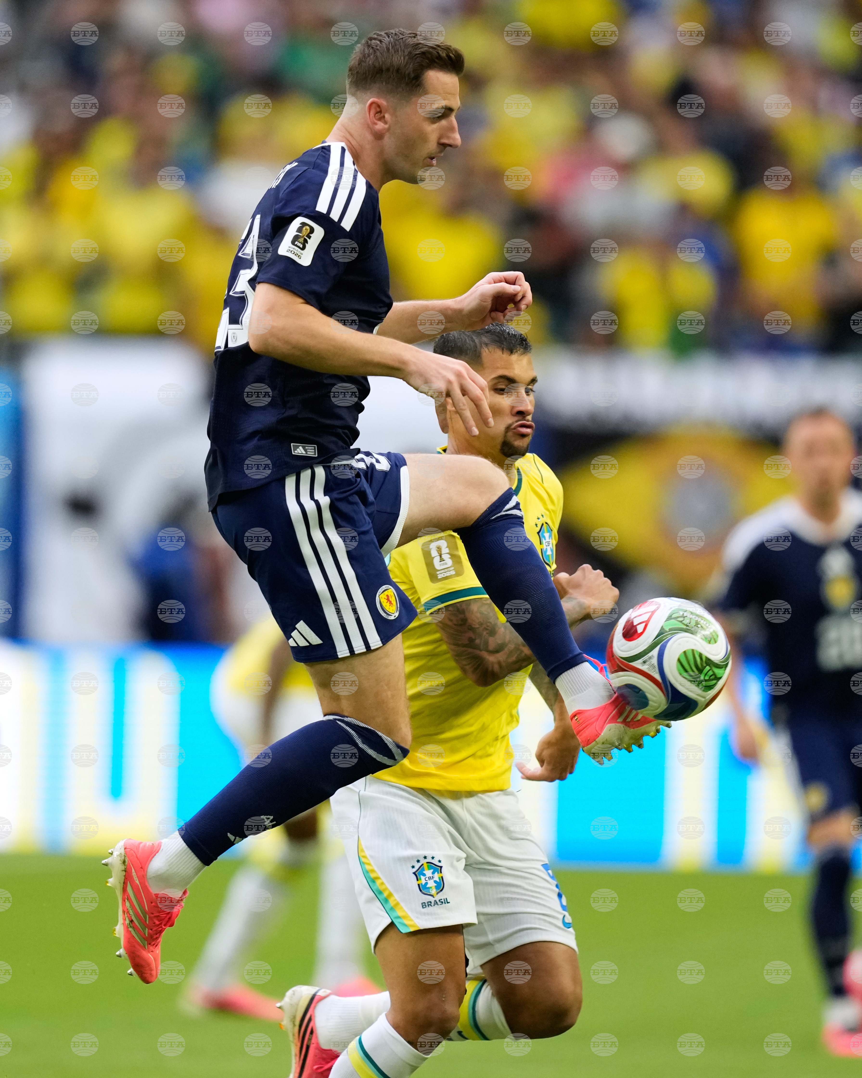 Brazil Scotland WCup Soccer