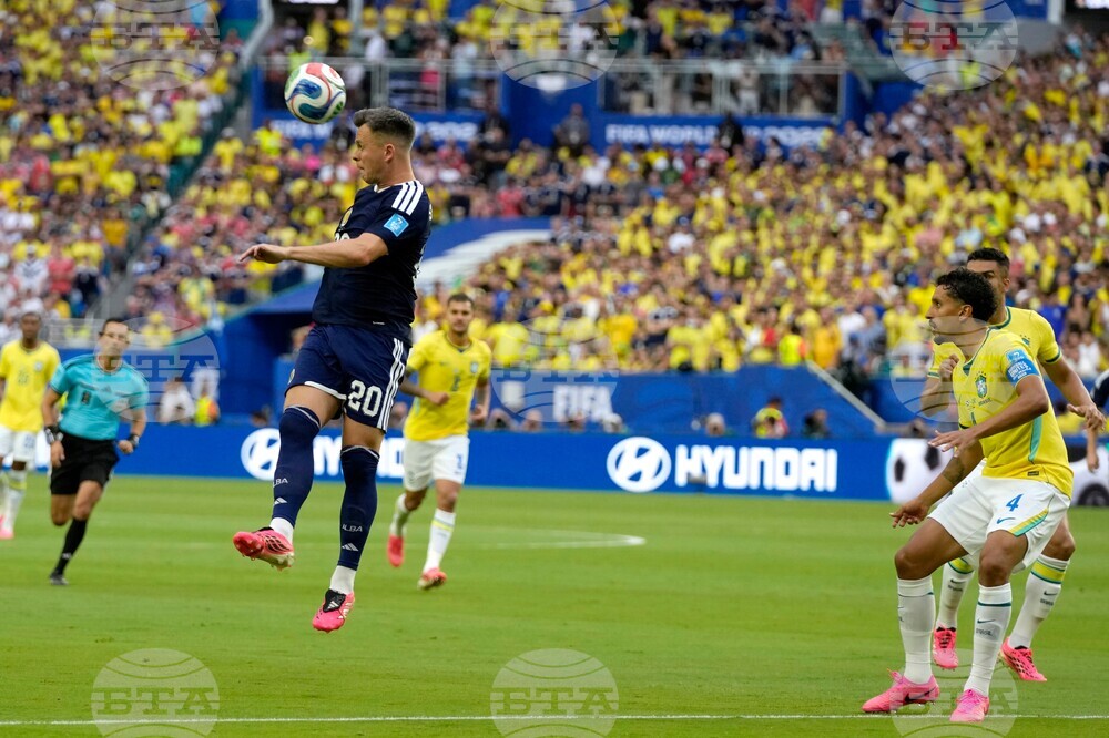 Brazil Scotland WCup Soccer