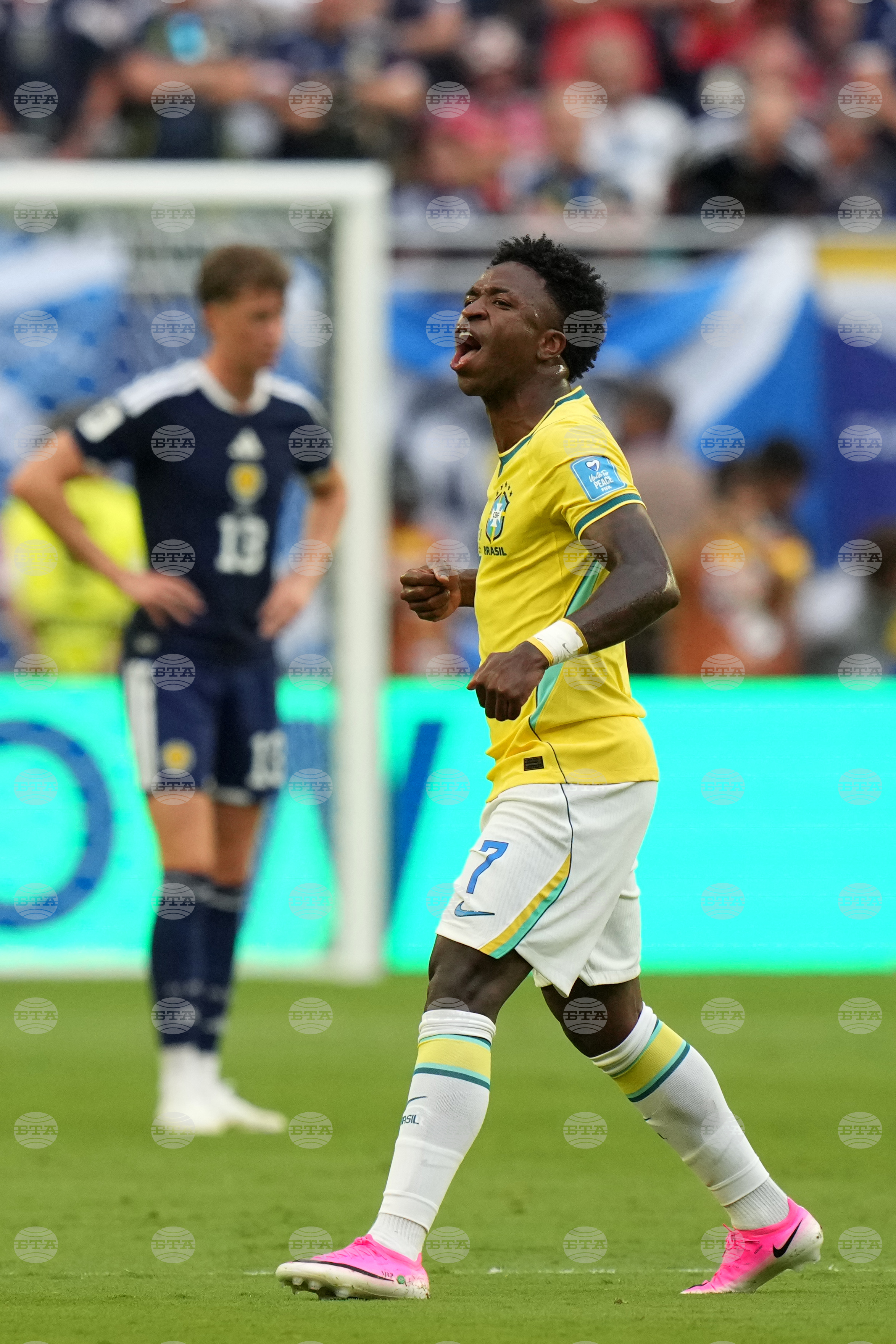 Brazil Scotland WCup Soccer