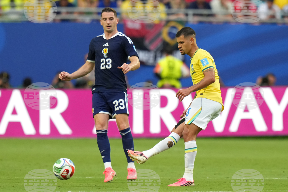 Brazil Scotland WCup Soccer