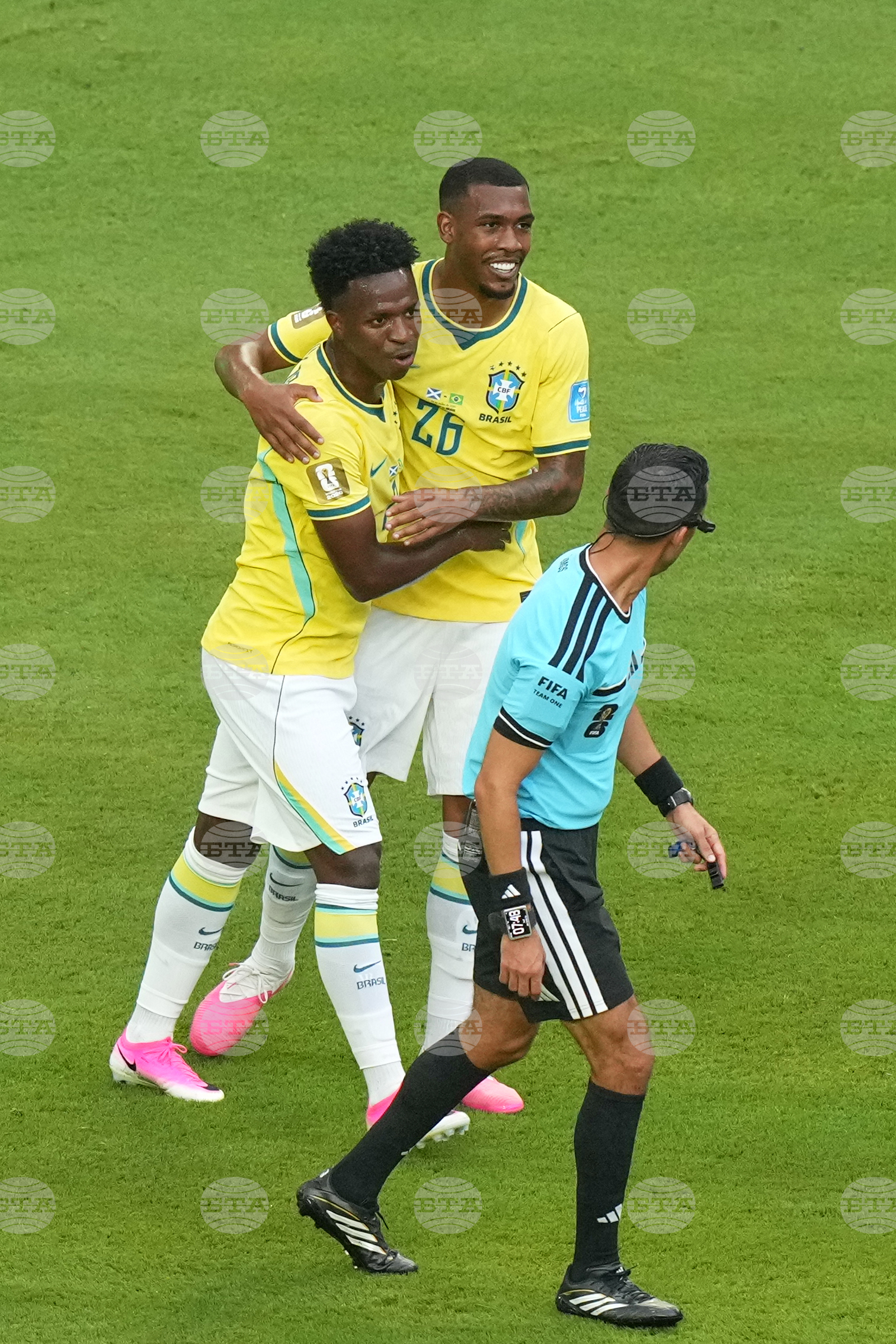 Brazil Scotland WCup Soccer