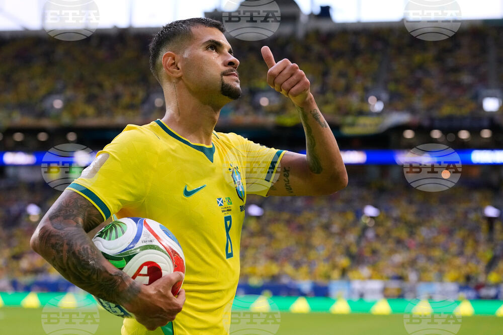 Brazil Scotland WCup Soccer
