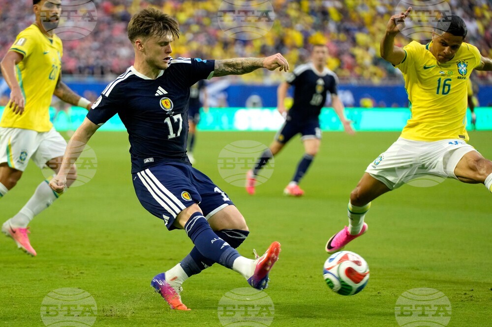 Brazil Scotland WCup Soccer