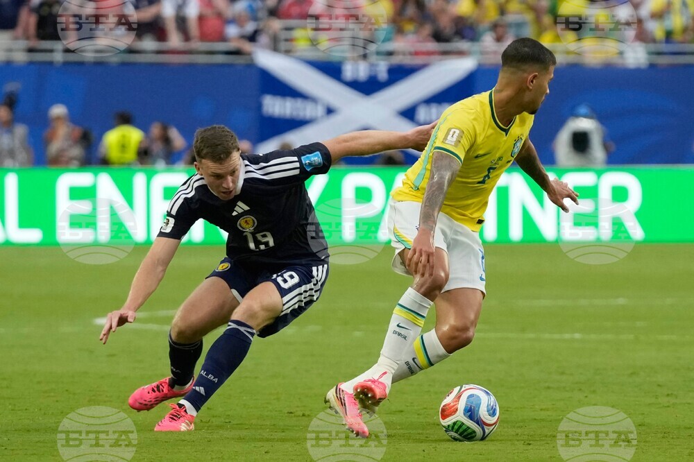Brazil Scotland WCup Soccer