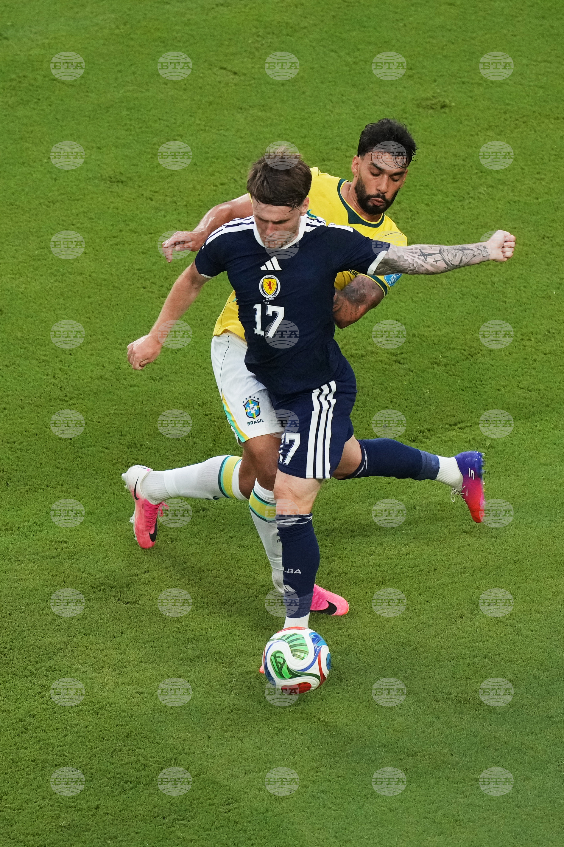 Brazil Scotland WCup Soccer