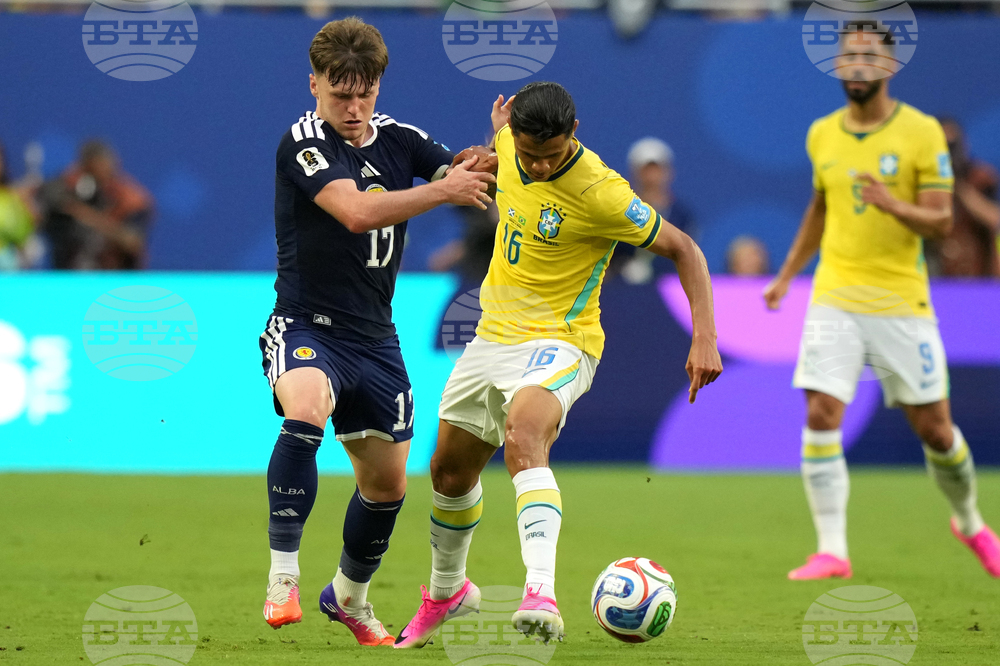 Brazil Scotland WCup Soccer