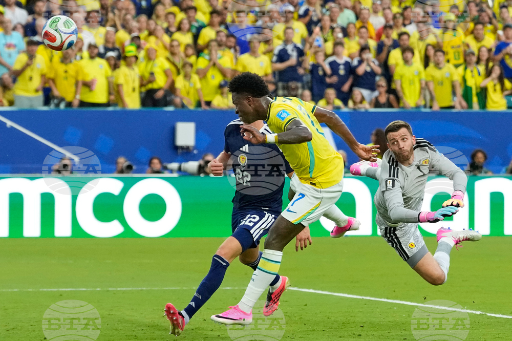 Brazil Scotland WCup Soccer