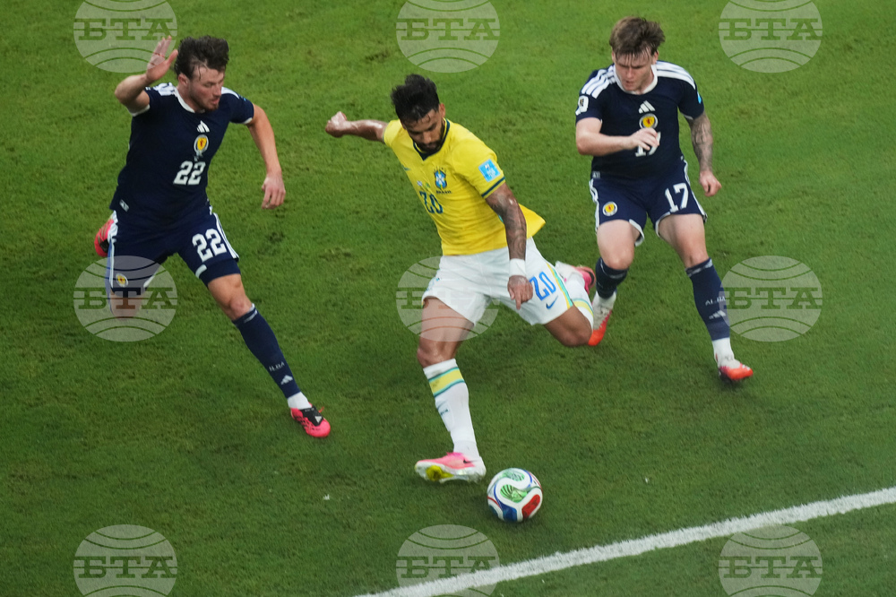 Brazil Scotland WCup Soccer