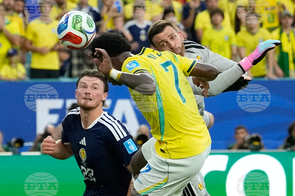 Brazil Scotland WCup Soccer