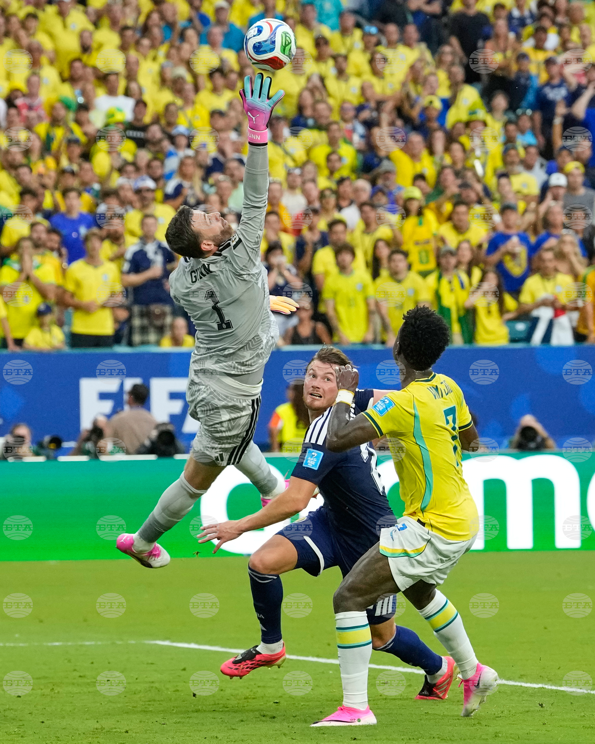 Brazil Scotland WCup Soccer