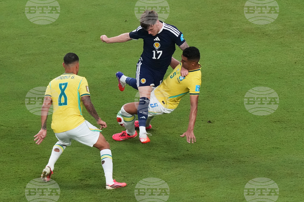 Brazil Scotland WCup Soccer