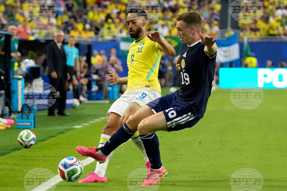 Brazil Scotland WCup Soccer