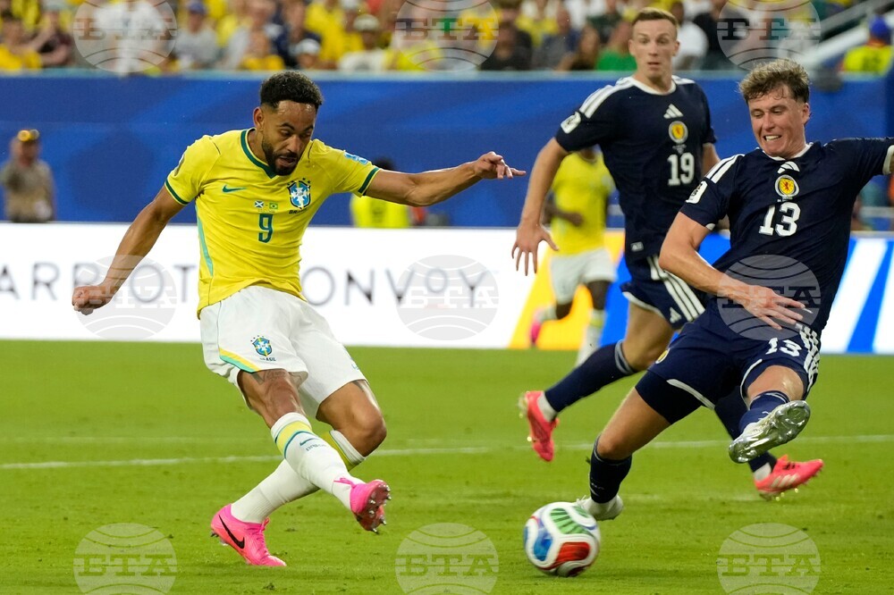 Brazil Scotland WCup Soccer