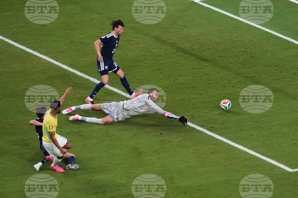 Brazil Scotland WCup Soccer