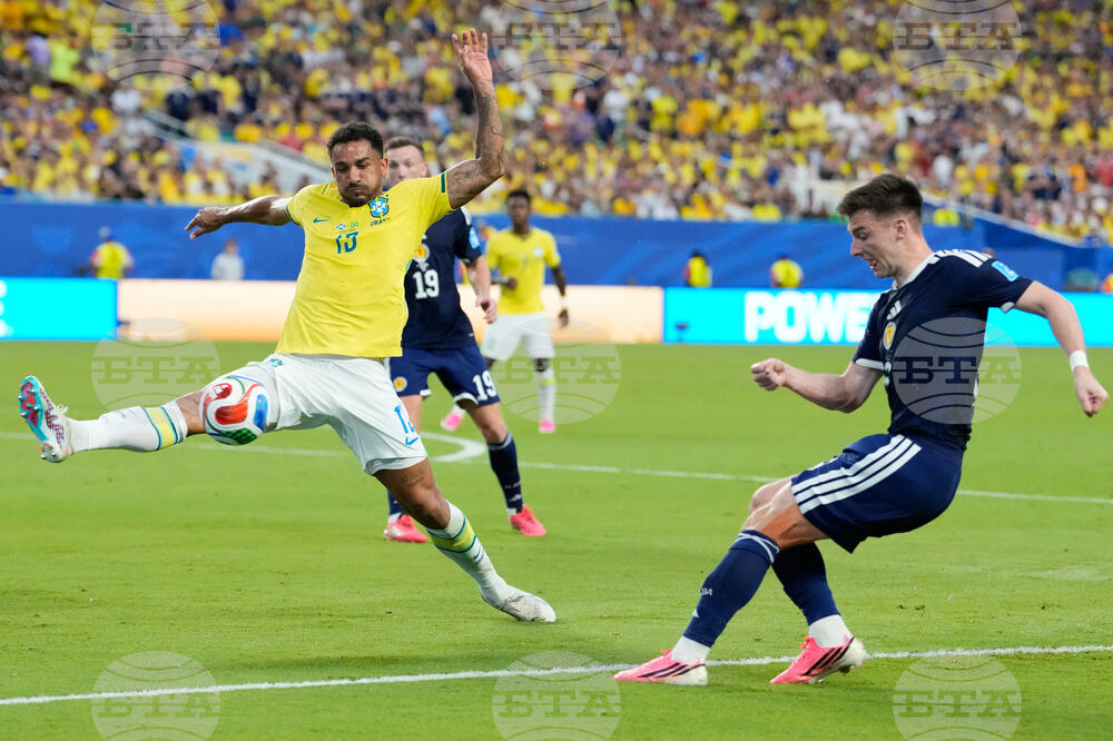 Brazil Scotland WCup Soccer