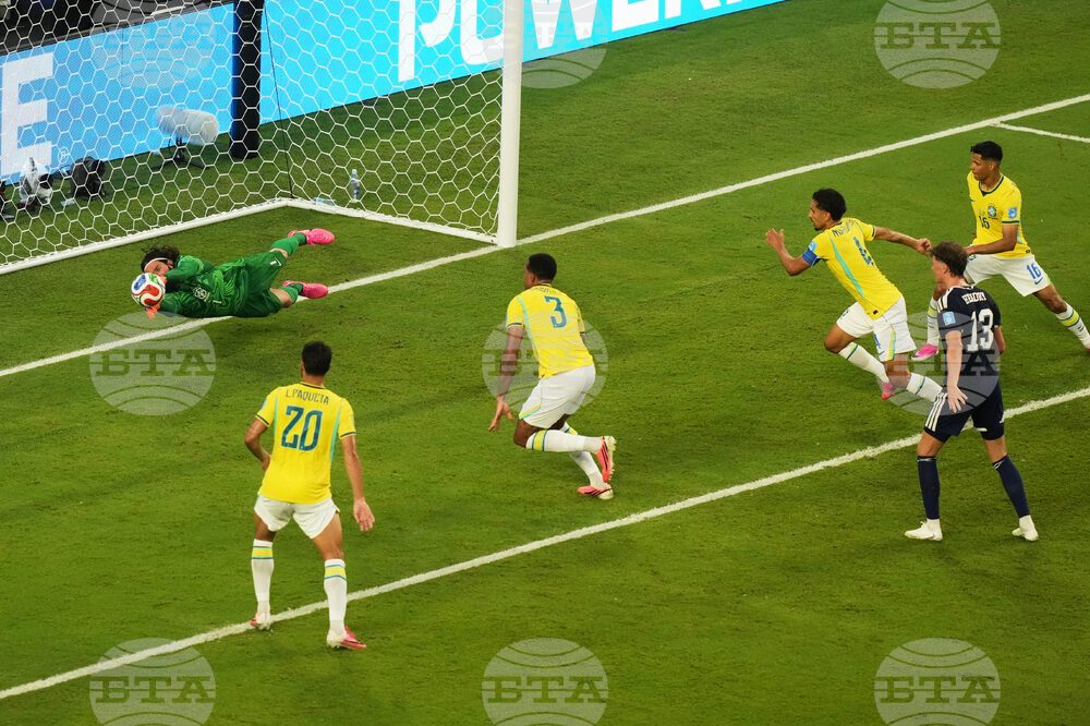Brazil Scotland WCup Soccer
