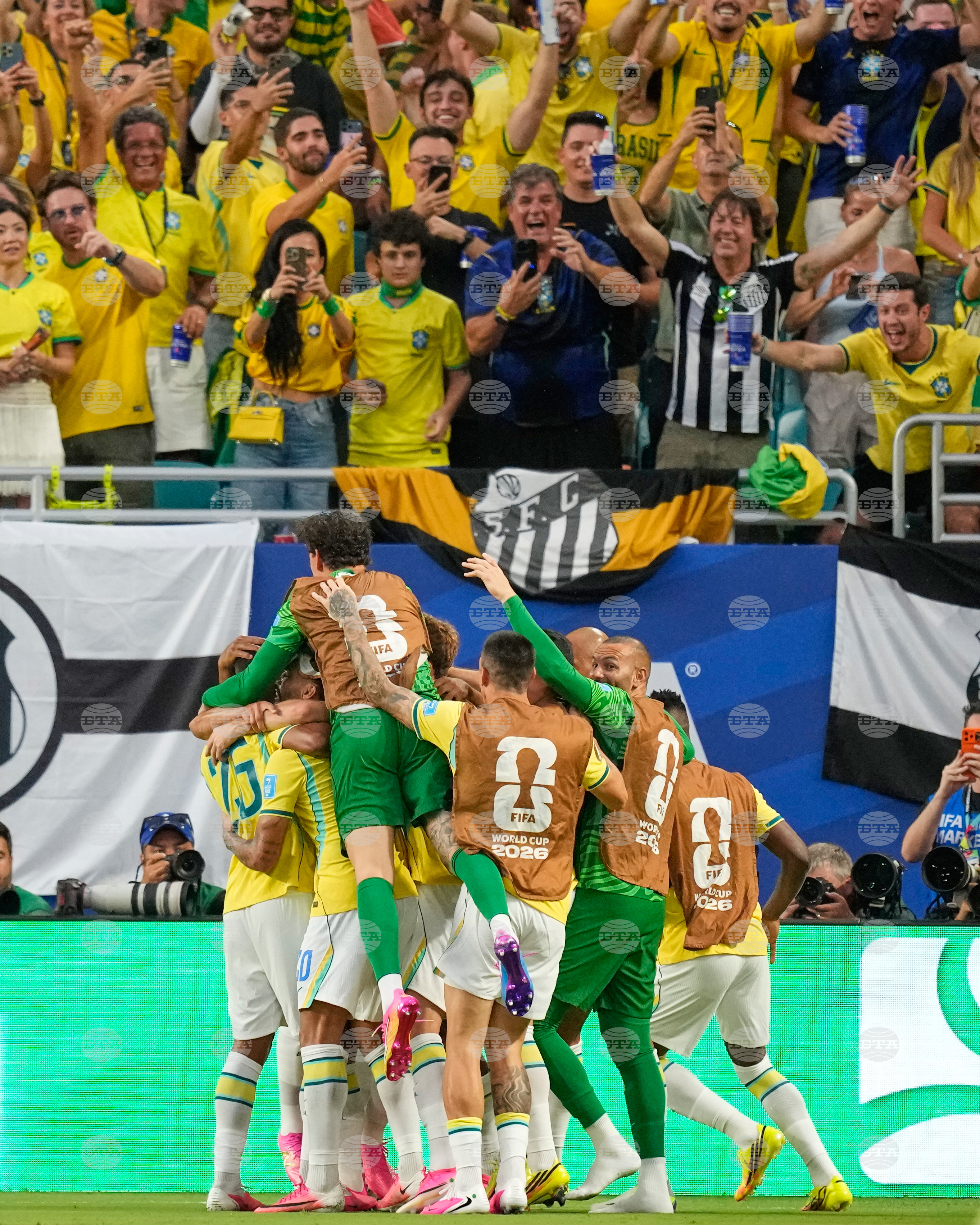 Brazil Scotland WCup Soccer
