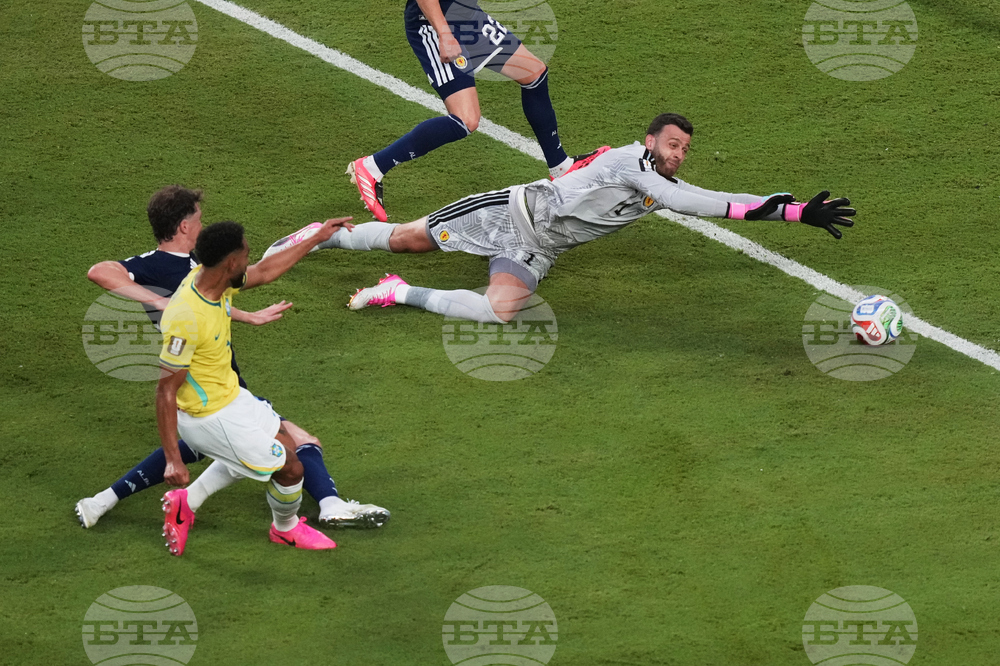 Brazil Scotland WCup Soccer