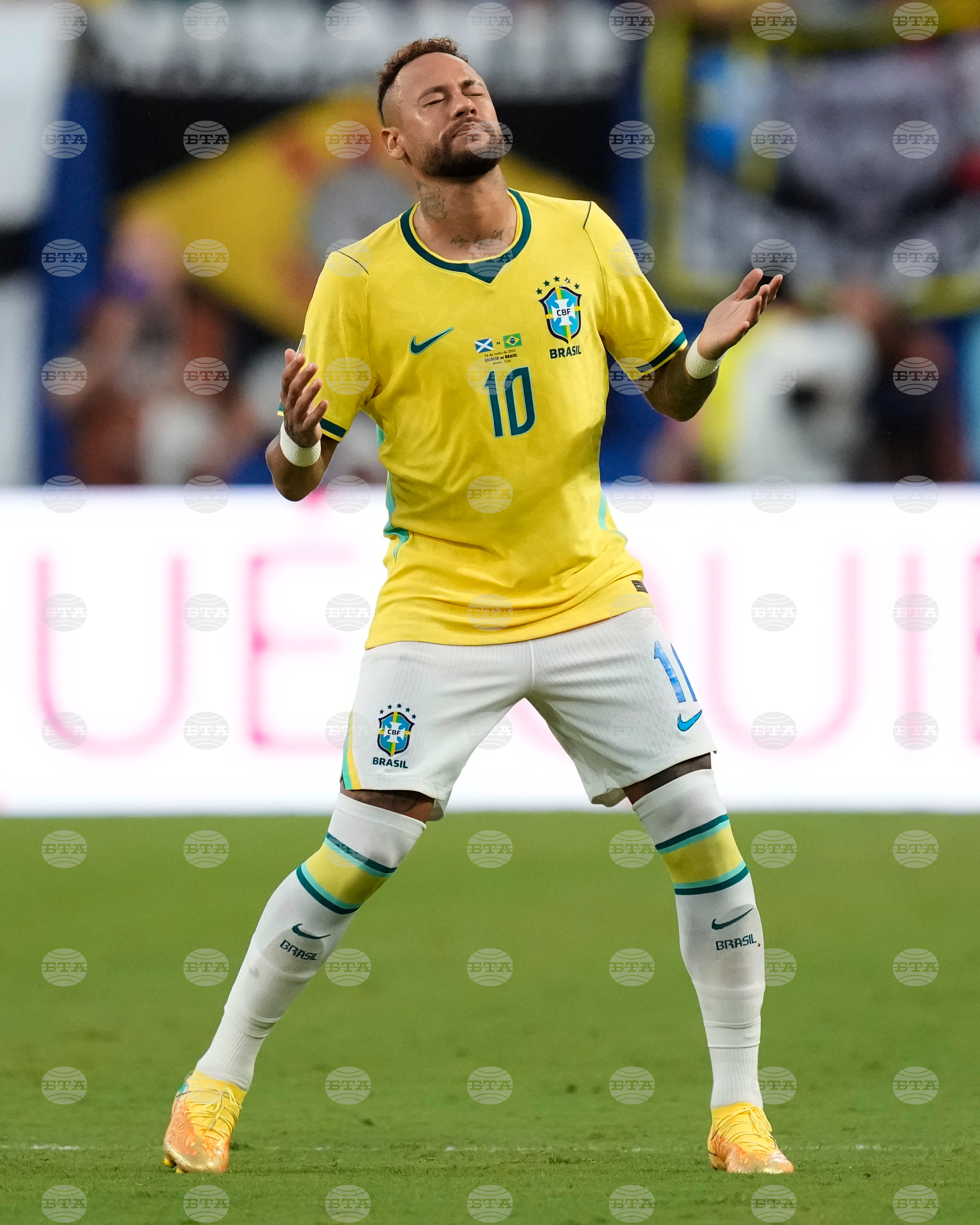 Brazil Scotland WCup Soccer