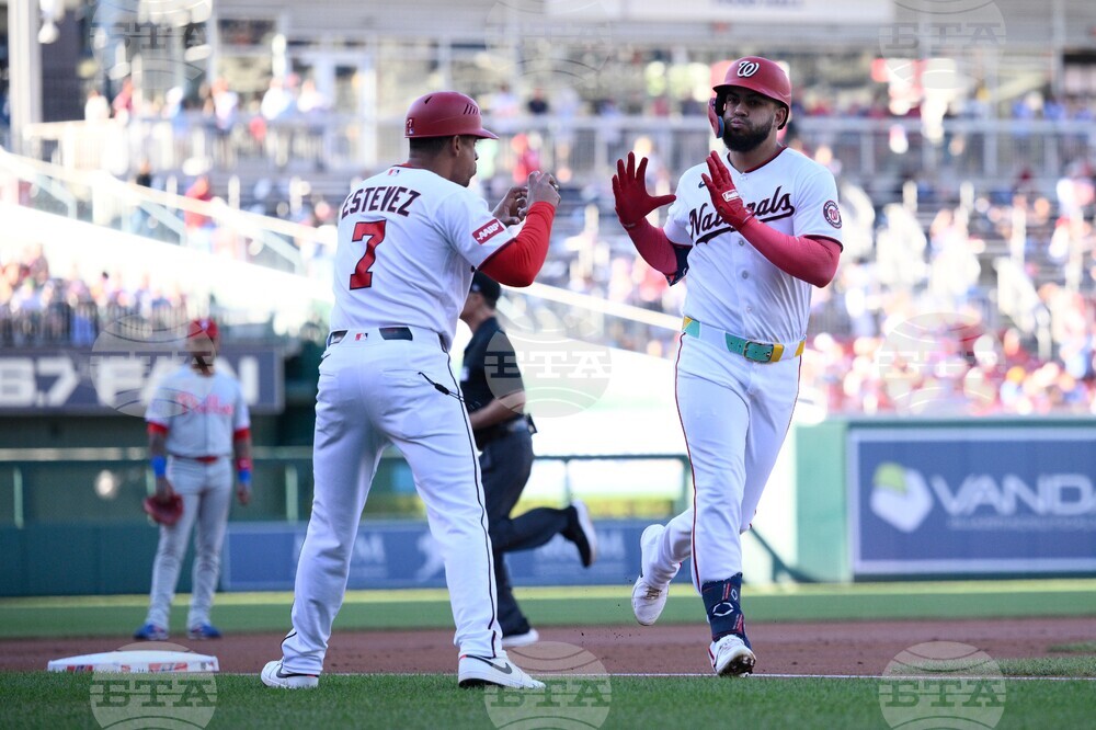 Phillies Nationals Baseball