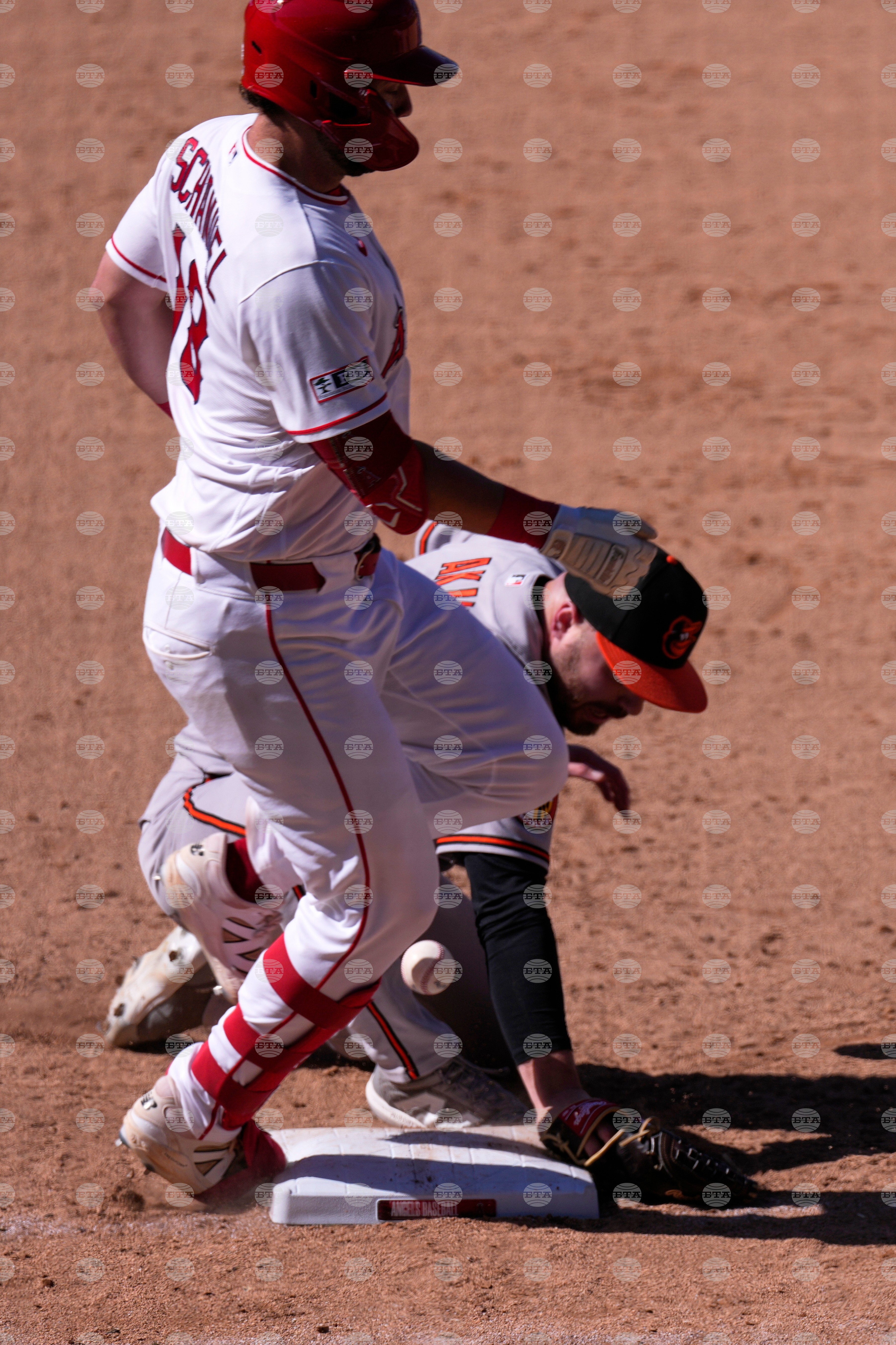 Orioles Angels Baseball