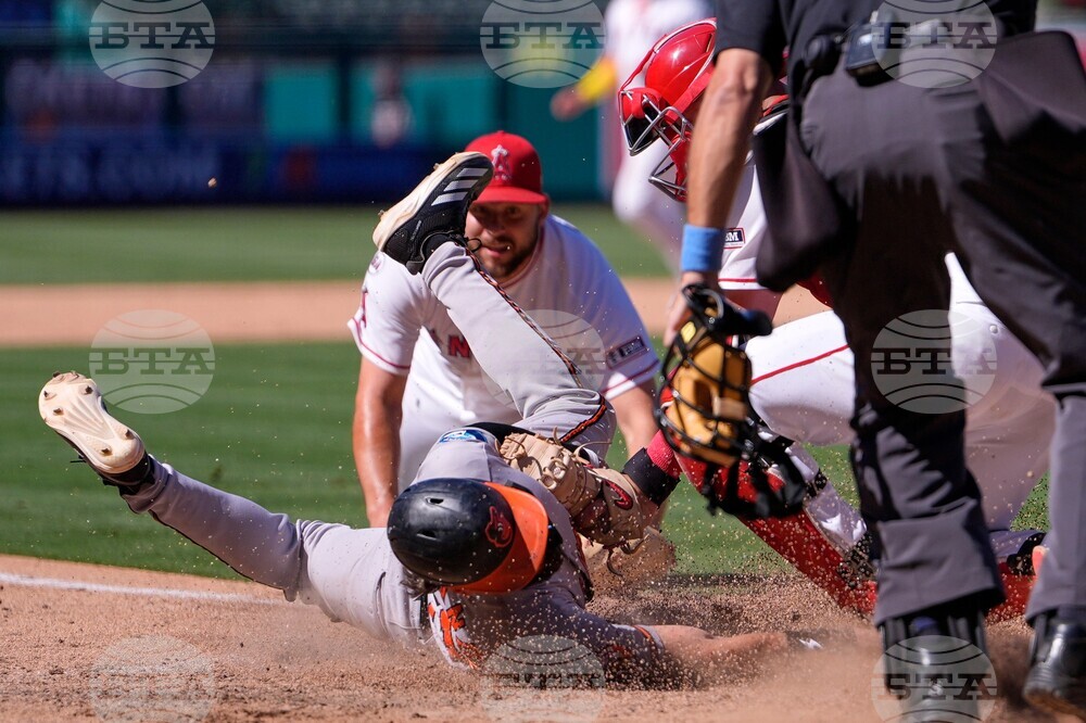 Orioles Angels Baseball